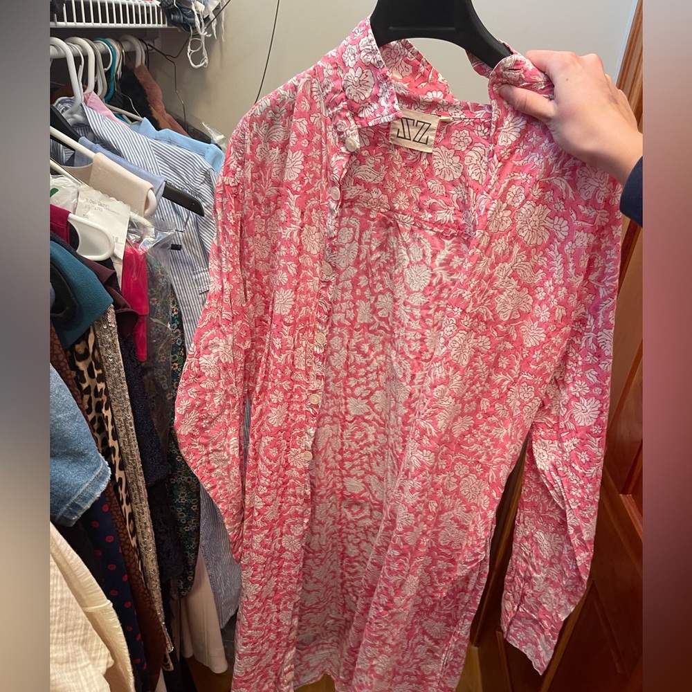 ZZ button down dress